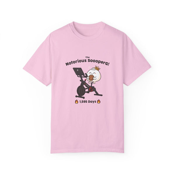 The Notorious Sooper! Funny Fitness T-Shirt for Gym Lovers - Unisex Garment - Dyed Tee - ZZZ's Collective