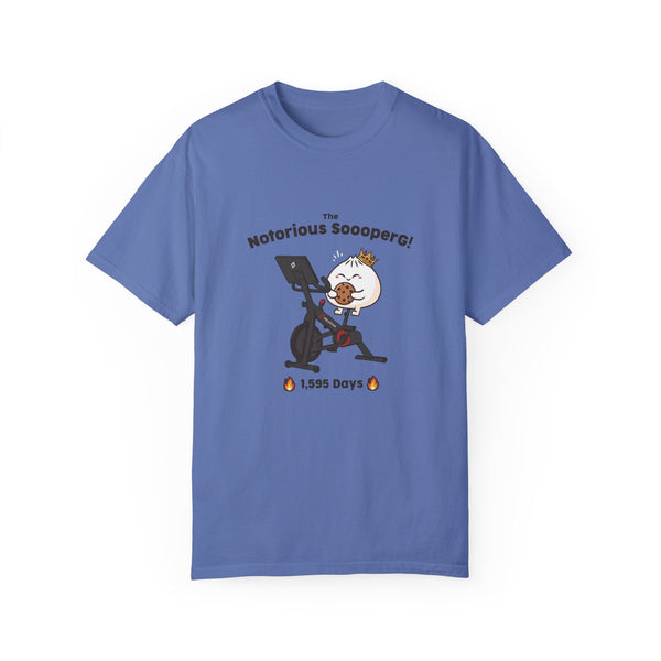 The Notorious Sooper! Funny Fitness T-Shirt for Gym Lovers - Unisex Garment - Dyed Tee - ZZZ's Collective