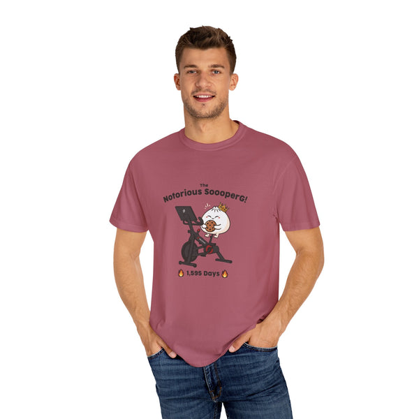 The Notorious Sooper! Funny Fitness T-Shirt for Gym Lovers - Unisex Garment - Dyed Tee - ZZZ's Collective