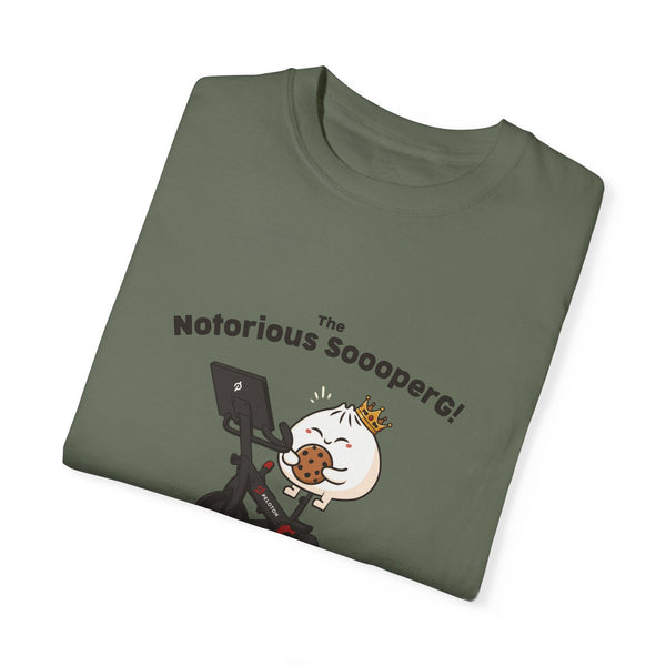 The Notorious Sooper! Funny Fitness T-Shirt for Gym Lovers - Unisex Garment - Dyed Tee - ZZZ's Collective