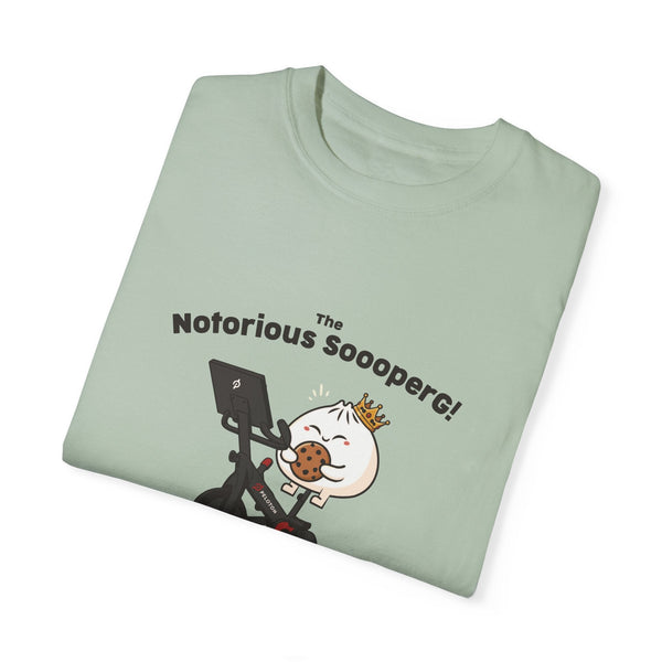 The Notorious Sooper! Funny Fitness T-Shirt for Gym Lovers - Unisex Garment - Dyed Tee - ZZZ's Collective