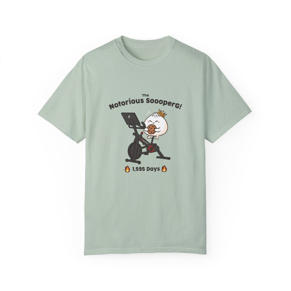 The Notorious Sooper! Funny Fitness T-Shirt for Gym Lovers - Unisex Garment - Dyed Tee - ZZZ's Collective