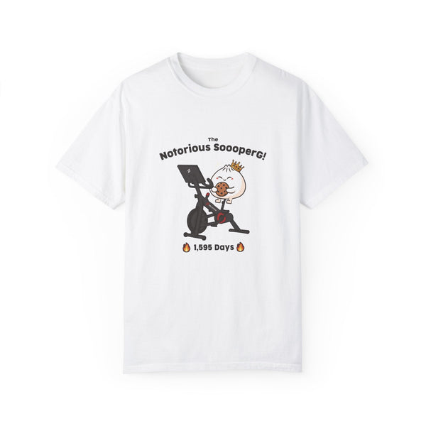 The Notorious Sooper! Funny Fitness T-Shirt for Gym Lovers - Unisex Garment - Dyed Tee - ZZZ's Collective