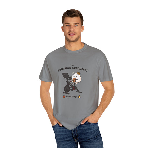 The Notorious Sooper! Funny Fitness T-Shirt for Gym Lovers - Unisex Garment - Dyed Tee - ZZZ's Collective