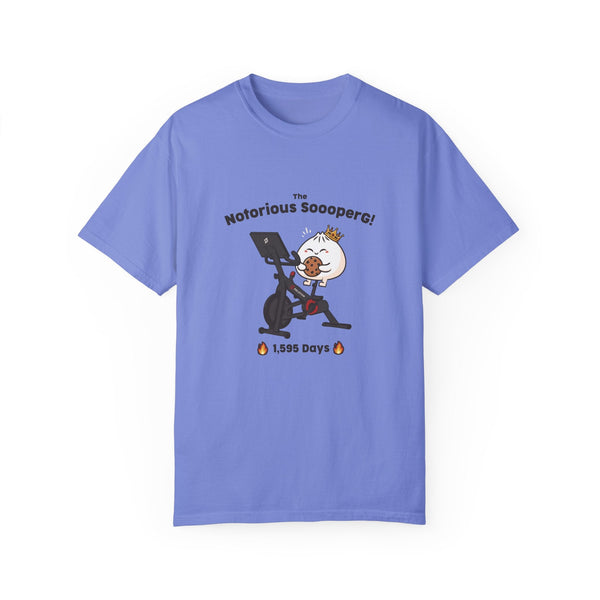 The Notorious Sooper! Funny Fitness T-Shirt for Gym Lovers - Unisex Garment - Dyed Tee - ZZZ's Collective