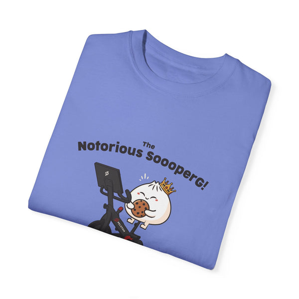 The Notorious Sooper! Funny Fitness T-Shirt for Gym Lovers - Unisex Garment - Dyed Tee - ZZZ's Collective