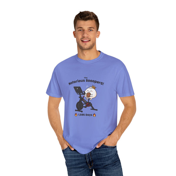 The Notorious Sooper! Funny Fitness T-Shirt for Gym Lovers - Unisex Garment - Dyed Tee - ZZZ's Collective