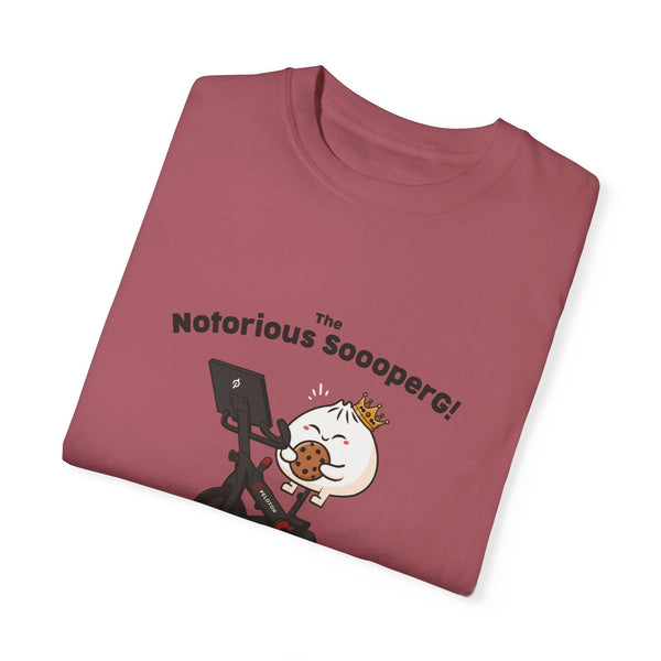 The Notorious Sooper! Funny Fitness T-Shirt for Gym Lovers - Unisex Garment - Dyed Tee - ZZZ's Collective