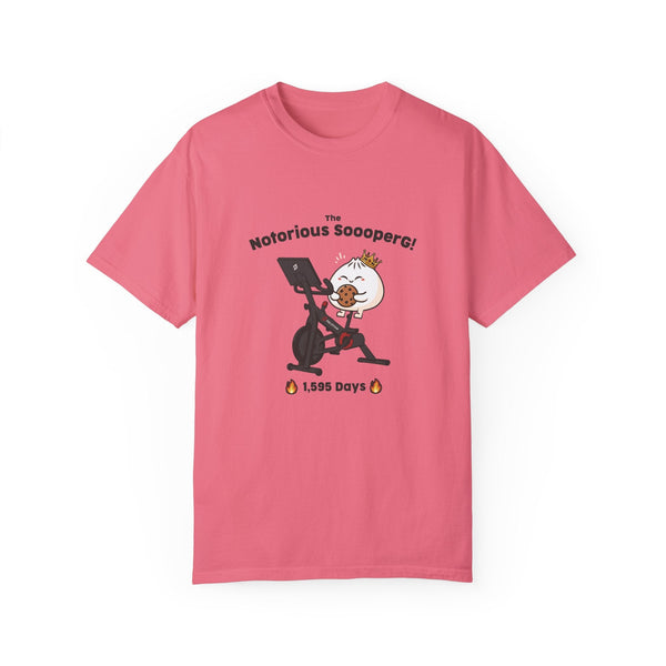 The Notorious Sooper! Funny Fitness T-Shirt for Gym Lovers - Unisex Garment - Dyed Tee - ZZZ's Collective