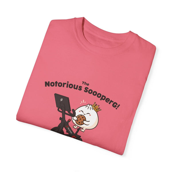 The Notorious Sooper! Funny Fitness T-Shirt for Gym Lovers - Unisex Garment - Dyed Tee - ZZZ's Collective