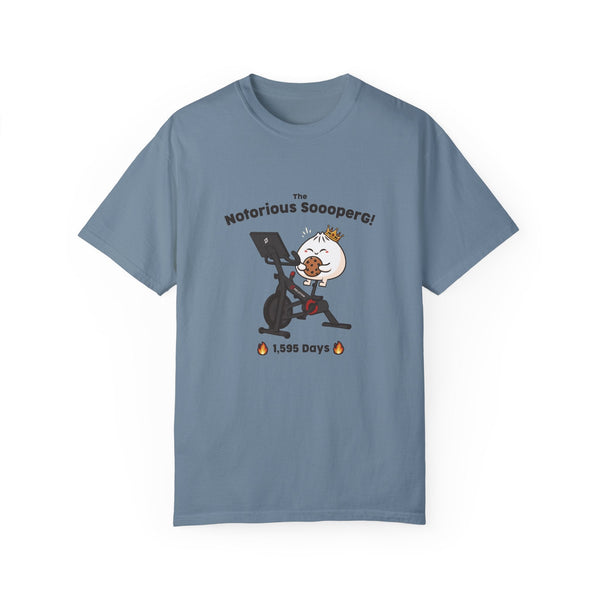 The Notorious Sooper! Funny Fitness T-Shirt for Gym Lovers - Unisex Garment - Dyed Tee - ZZZ's Collective
