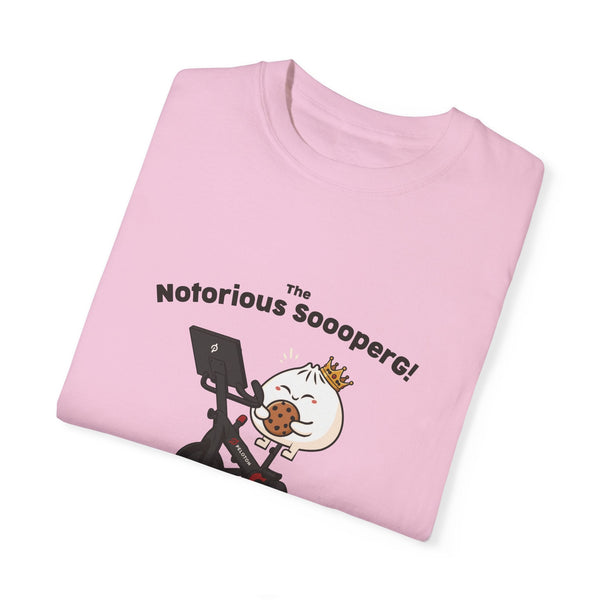 The Notorious Sooper! Funny Fitness T-Shirt for Gym Lovers - Unisex Garment - Dyed Tee - ZZZ's Collective