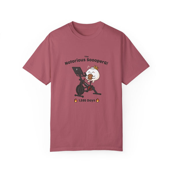The Notorious Sooper! Funny Fitness T-Shirt for Gym Lovers - Unisex Garment - Dyed Tee - ZZZ's Collective