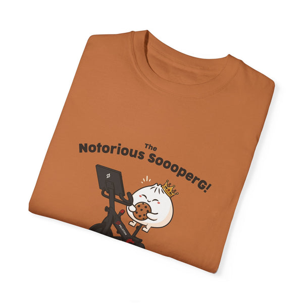 The Notorious Sooper! Funny Fitness T-Shirt for Gym Lovers - Unisex Garment - Dyed Tee - ZZZ's Collective