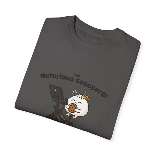 The Notorious Sooper! Funny Fitness T-Shirt for Gym Lovers - Unisex Garment - Dyed Tee - ZZZ's Collective