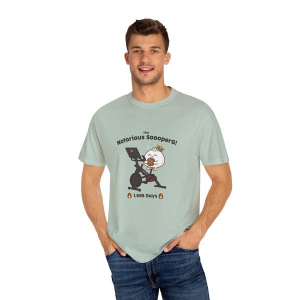 The Notorious Sooper! Funny Fitness T-Shirt for Gym Lovers - Unisex Garment - Dyed Tee - ZZZ's Collective