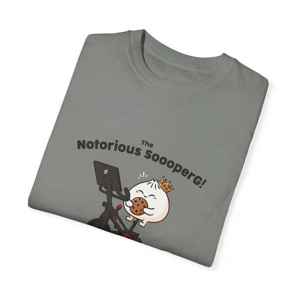 The Notorious Sooper! Funny Fitness T-Shirt for Gym Lovers - Unisex Garment - Dyed Tee - ZZZ's Collective