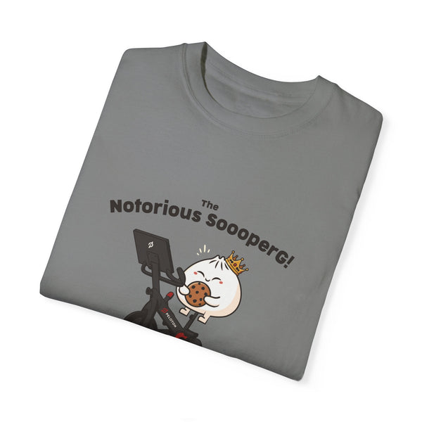 The Notorious Sooper! Funny Fitness T-Shirt for Gym Lovers - Unisex Garment - Dyed Tee - ZZZ's Collective