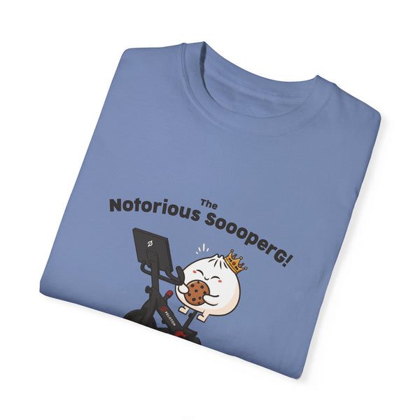 The Notorious Sooper! Funny Fitness T-Shirt for Gym Lovers - Unisex Garment - Dyed Tee - ZZZ's Collective