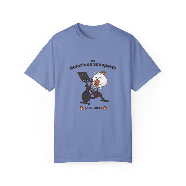 The Notorious Sooper! Funny Fitness T-Shirt for Gym Lovers - Unisex Garment - Dyed Tee - ZZZ's Collective