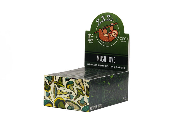 1 1/4 Rolling Papers + Tips - "Mush Love" - ZZZ's Collective