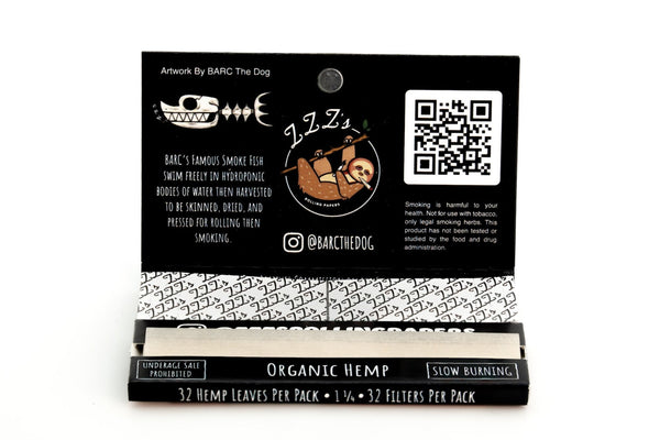 1 1/4 Rolling Papers + Tips - "Smoke Fish" - ZZZ's Collective