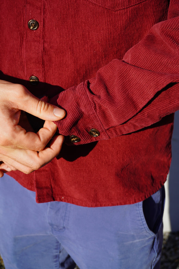 ZZZ's Long-Sleeve Button Down - Burgundy