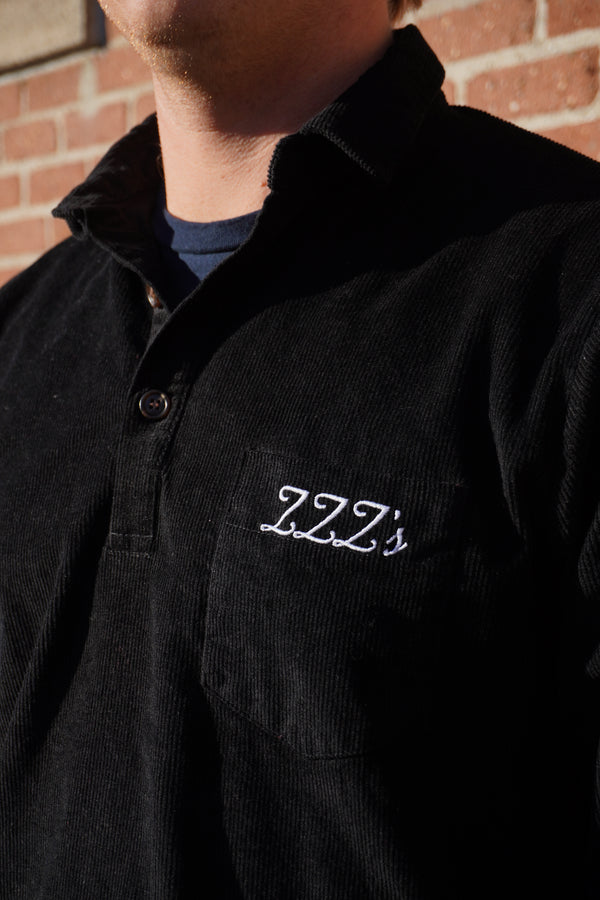 ZZZ's Cord Polo - Black