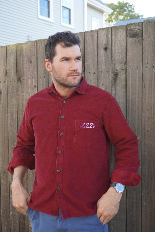 ZZZ's Long-Sleeve Button Down - Burgundy