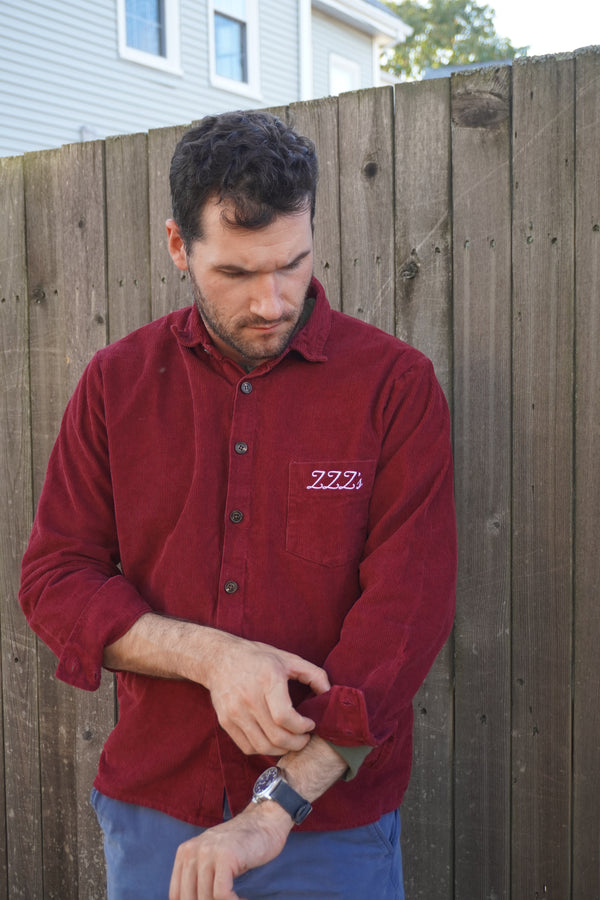 ZZZ's Long-Sleeve Button Down - Burgundy