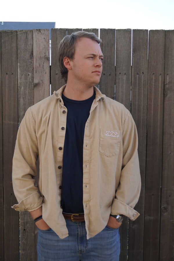 ZZZ's Long-Sleeve Button Down - Tan