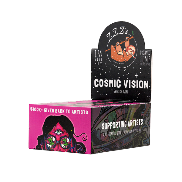 1 1/4 Rolling Papers + Tips - "Cosmic Vision"