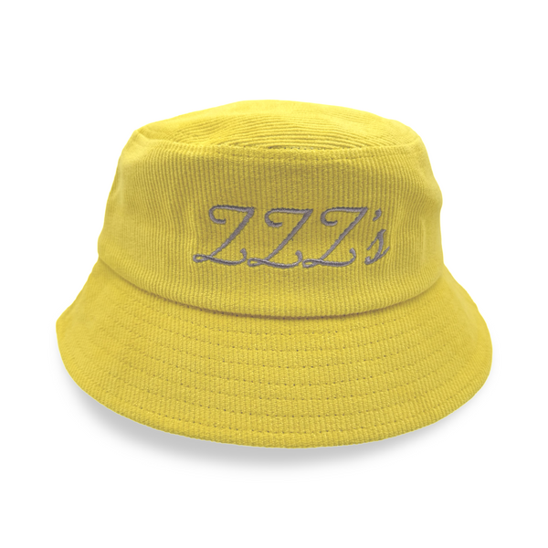 ZZZ's Corduroy Bucket Hat - Yellow