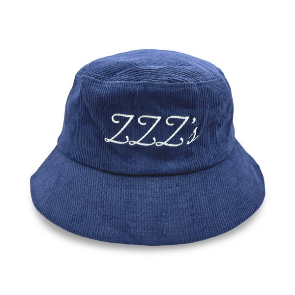 ZZZ's Corduroy Bucket Hat - Navy