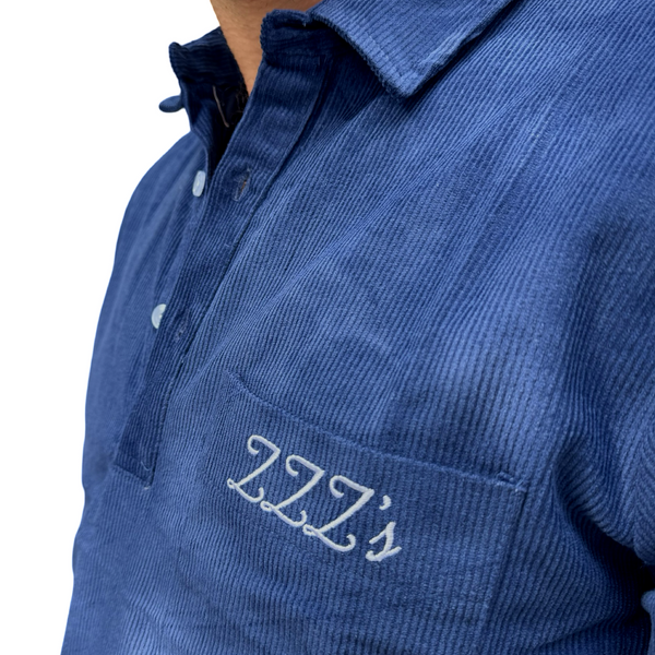 ZZZ's Corduroy Polo Long-Sleeve Shirt