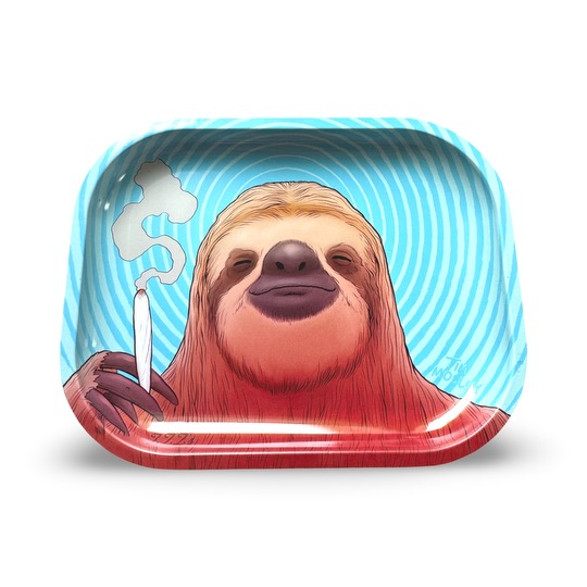 Rolling Tray - Stoner Sloth by Tim Molloy – ZZZ's Rolling Papers