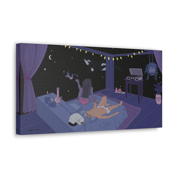 Canvas Print - "Galactic Love" - ZZZ's Collective