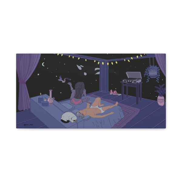 Canvas Print - "Galactic Love" - ZZZ's Collective