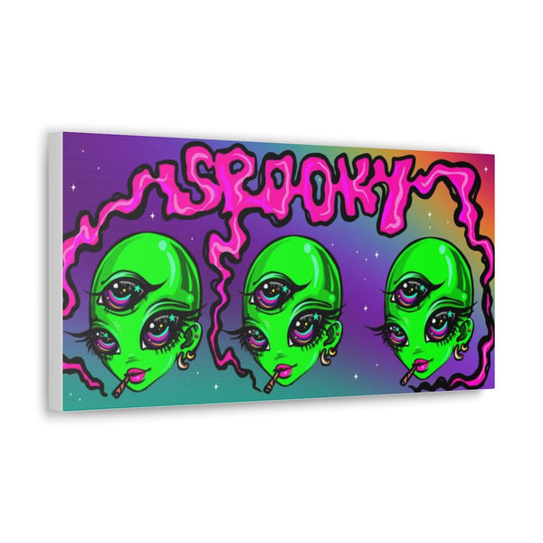 Canvas Print - "Spooky Sisters" - ZZZ's Collective