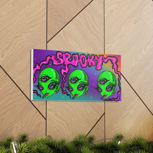 Canvas Print - "Spooky Sisters" - ZZZ's Collective