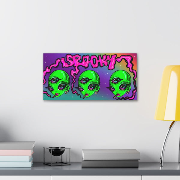 Canvas Print - "Spooky Sisters" - ZZZ's Collective