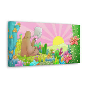 Canvas Wrap - Samuel in the Cactus Garden - ZZZ's Collective