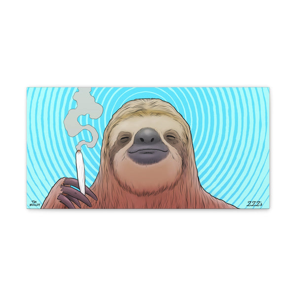 Canvas Wrap - Samuel the Sloth by Tim Molloy - ZZZ's Collective