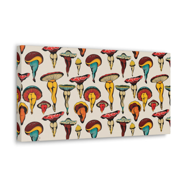 Canvas Wrap - "Shroom Booties" - ZZZ's Collective