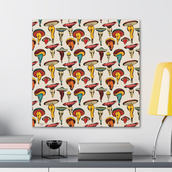 Canvas Wrap - "Shroom Booties" - ZZZ's Collective