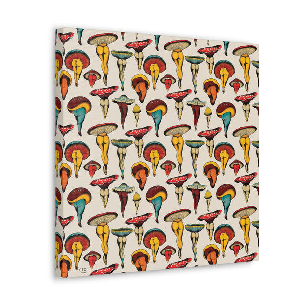 Canvas Wrap - "Shroom Booties" - ZZZ's Collective