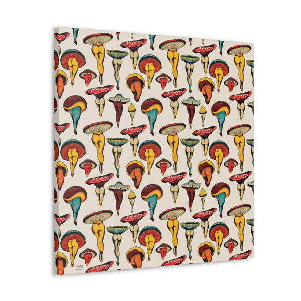 Canvas Wrap - "Shroom Booties" - ZZZ's Collective