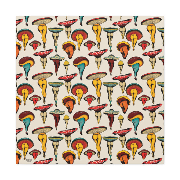 Canvas Wrap - "Shroom Booties" - ZZZ's Collective