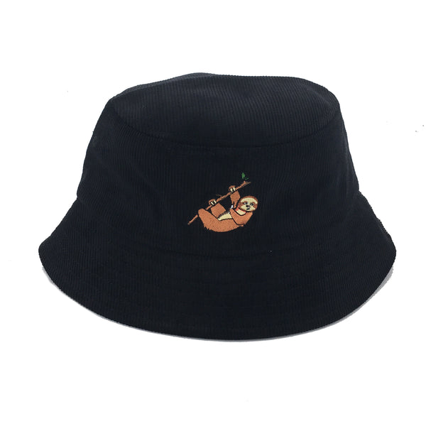 ZZZ's Corduroy Bucket Hat - Black