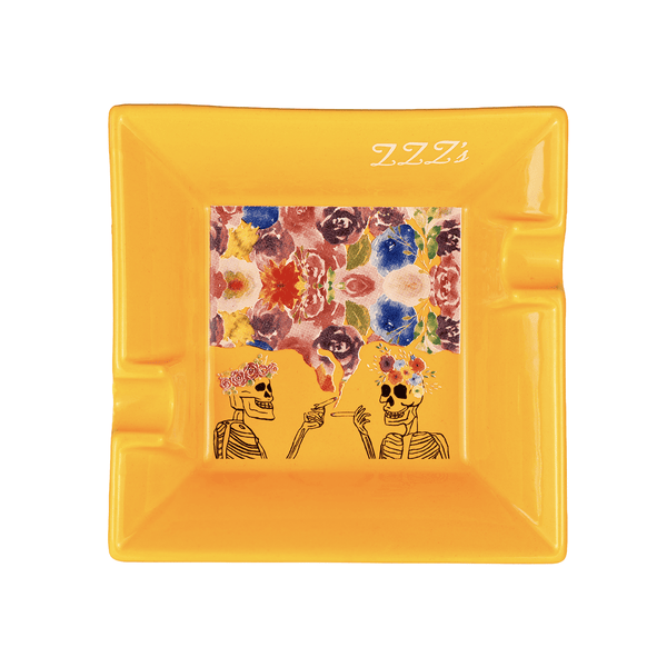 Ceramic Ashtray - "Dead Flowers" by Dan Macura - ZZZ's Collective